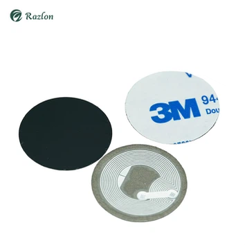 Card rotund de metal NFC